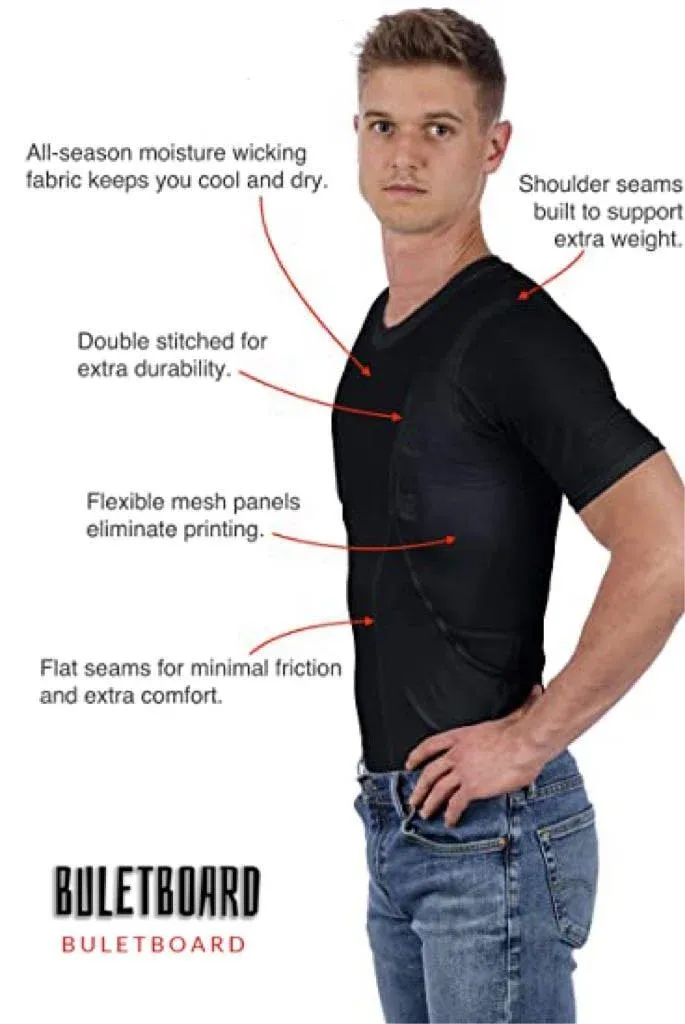 🔥   49% OFF-MEN/WOMEN'S CONCEALED LEATHER HOLSTER T-SHIRT (BUY 2 FR