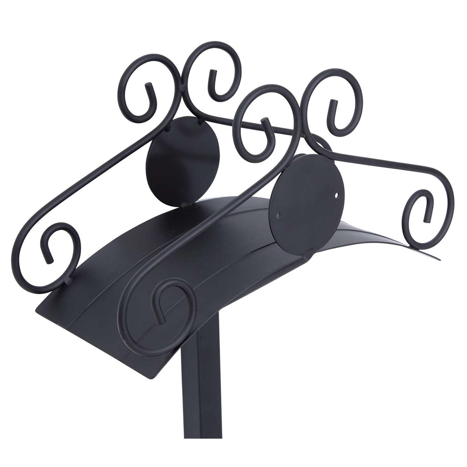 Liberty Garden 125 ft. Black Free Standing Hose Stand