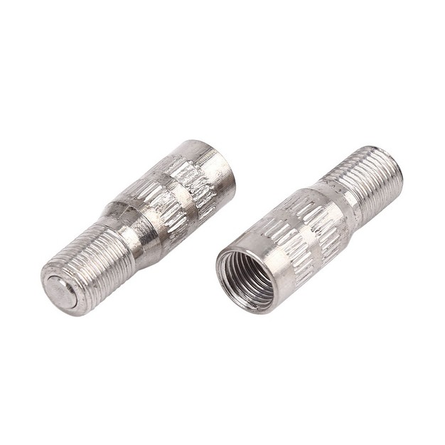 Unique Bargains Metal Tire Wheel Valve Stem Cap Extension Extender For Car Truck Van 27mm 4pcs