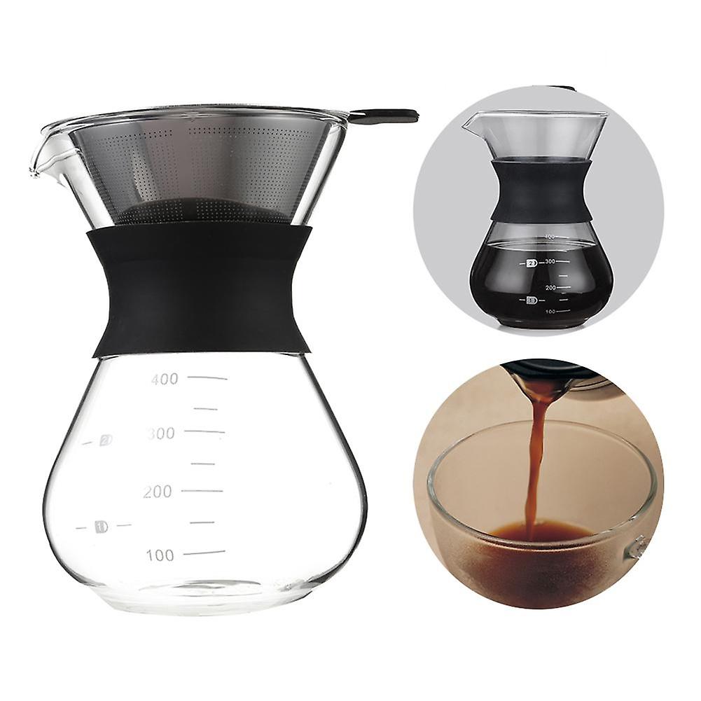 One-piece coffee drip pot