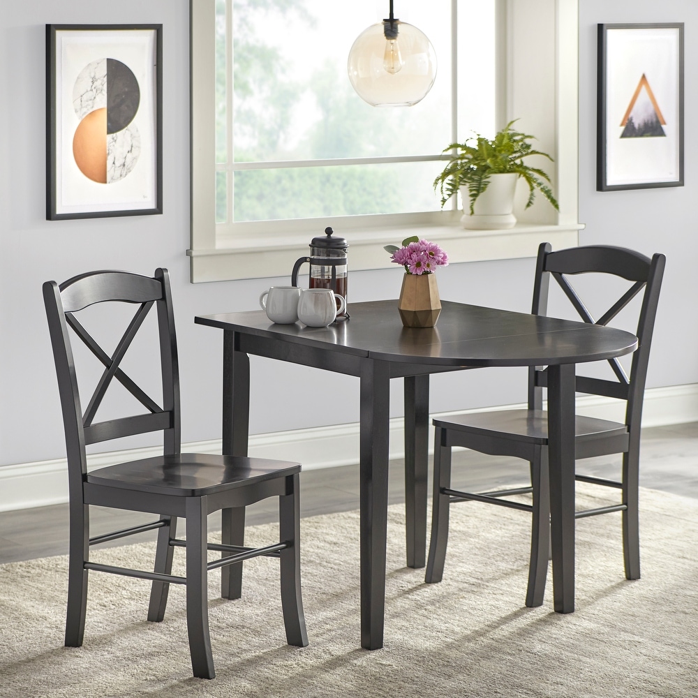 Simple Living Country Cottage Drop Leaf 3 piece Dining Set