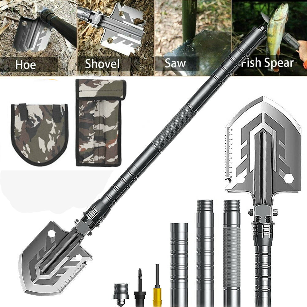 Shipping Military Folding Shovel Multi Functional Survival Garden Shovel Camping Shovel Tactical Entrenching Tool