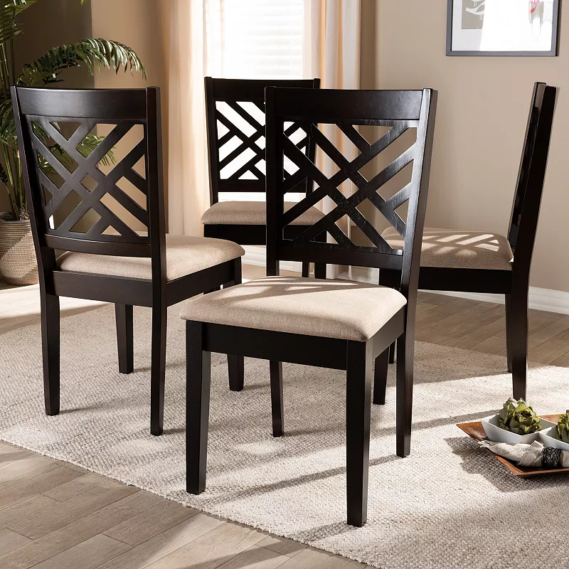 Baxton Studio Caron Dining Chair Set