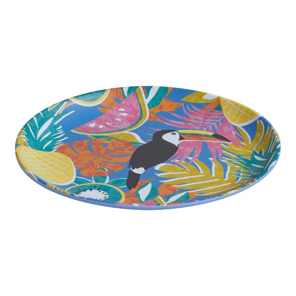 StyleWell Taryn Melamine Accent Plates in Toucan (Set of 6) AA5479TOU