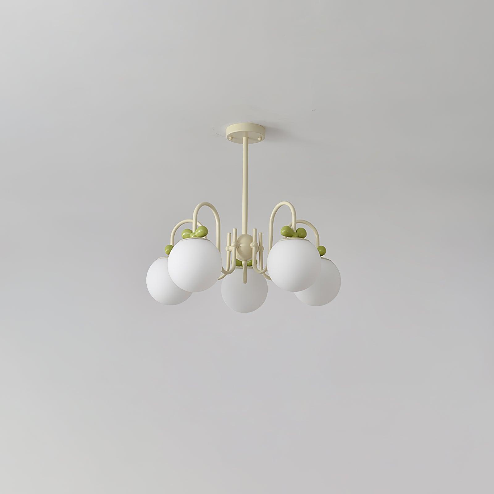 Cream Cherry Chandelier