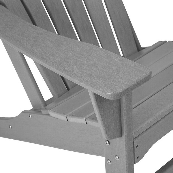 Plastic All Weather Outdoor Patio Foldable Adirondack Chair