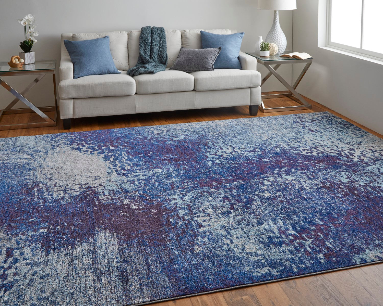 Adelmo Blue / Purple Rug