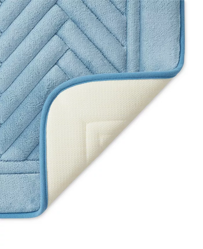 Seventh Studio Memory Foam Zig Zag Bath Rug 20 x 30