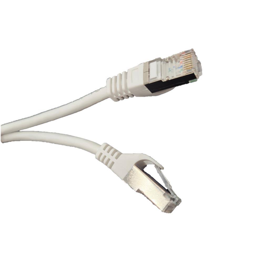 Micro Connectors Inc 200 ft. CAT6A Industrial Outdoor-Rated Shielded Ethernet 26AWG White-Cable Kit with Waterproof Coupler E09-200WOU-KT