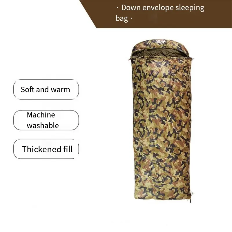 Envelope Duck Down  15 degrees winter light weight sleeping bag stuffed duck down Outdoor Travel World Camping Hike