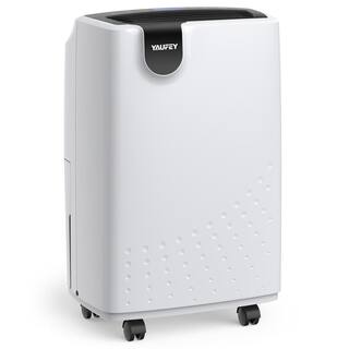 Yaufey 32.7 Pint Low Noise Home Dehumidifier For 2500 Sq. Ft. Rooms And Basements With Water Tank HDCX-PD161D