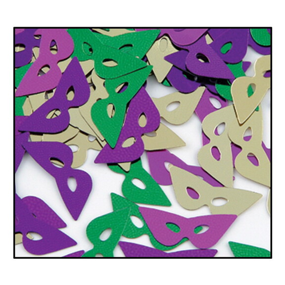 Beistle 50706 GGP Fanci Fetti Mardi Gras Masks  as...