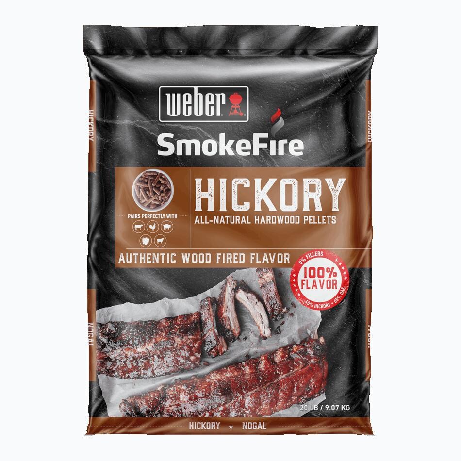 Weber 190002 SmokeFire Hickory All-Natural Hardwood Pellets