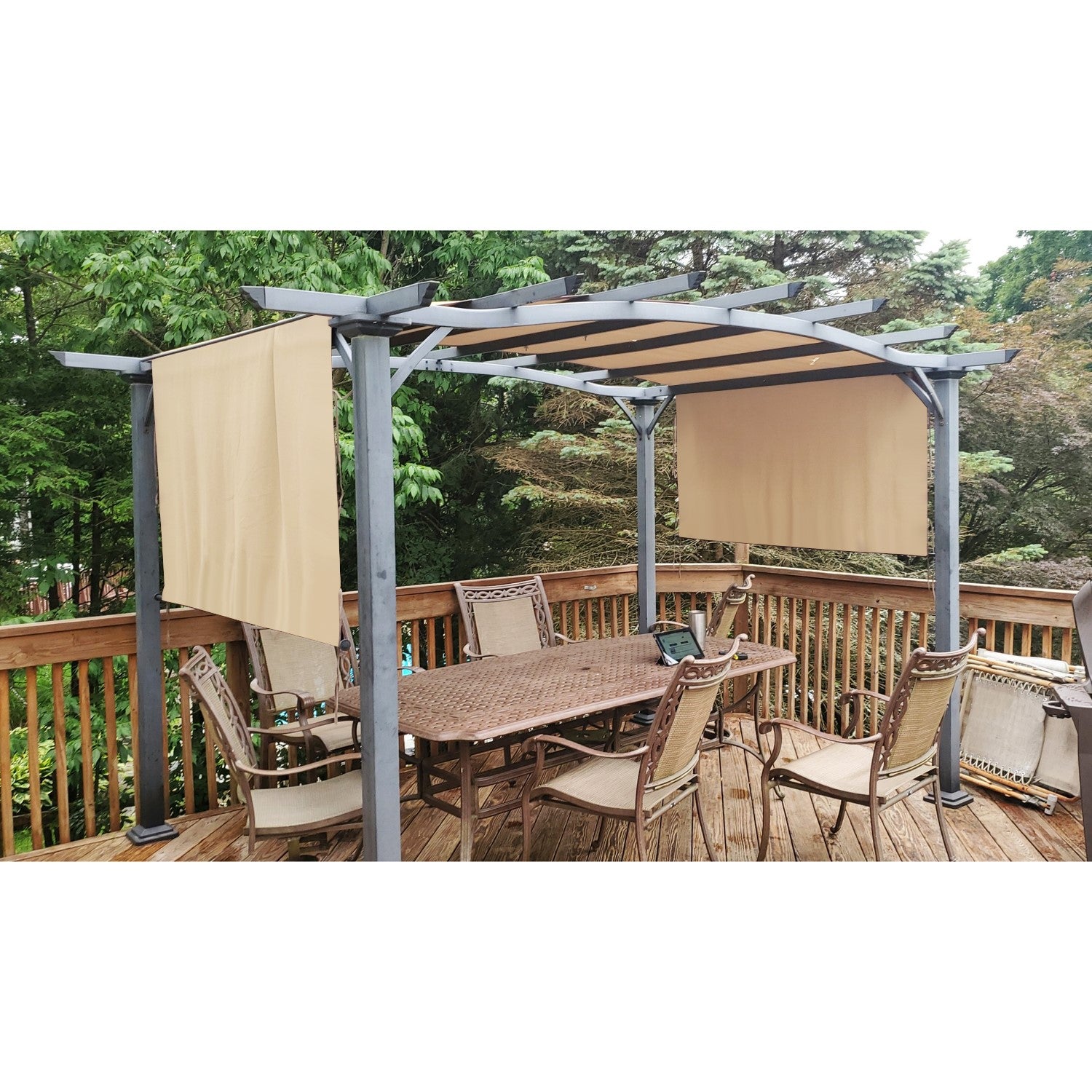 Garden Winds Replacement Canopy Top Cover for Shoprite Pergola 21713- Standard 350