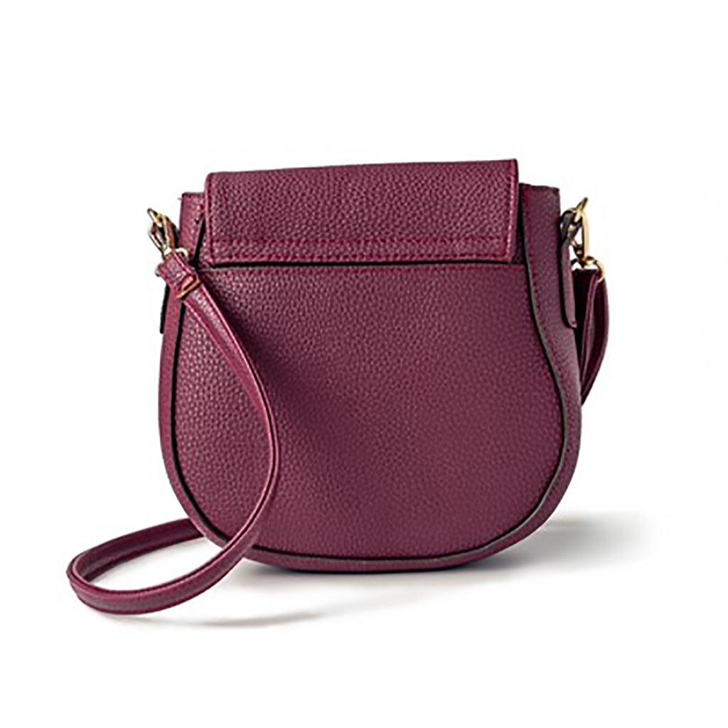 Kedzie  Camden Wine Mini Messenger in Vegan Leather