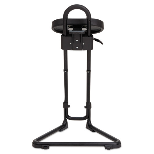 Alera SS Series Sit/Stand Adjustable Stool， Supports Up to 300 lb， Black (SS600)