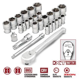 Powerbuilt 28 Piece Zeon Socket Set for Damaged Bolts 240120