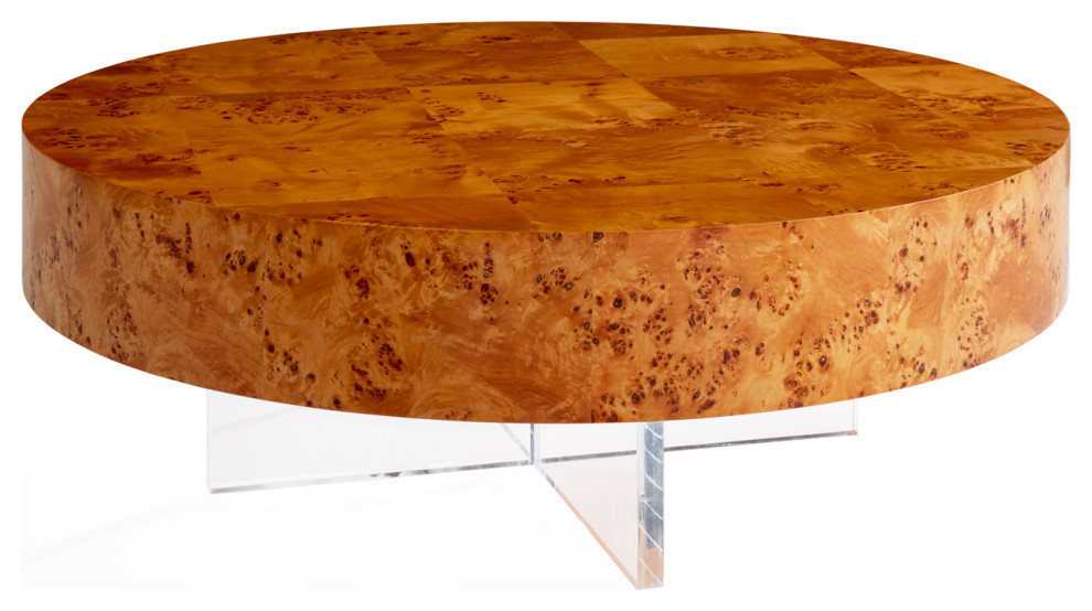 Bond Round Cocktail Table   Contemporary   Coffee Tables   by Jonathan Adler  Houzz