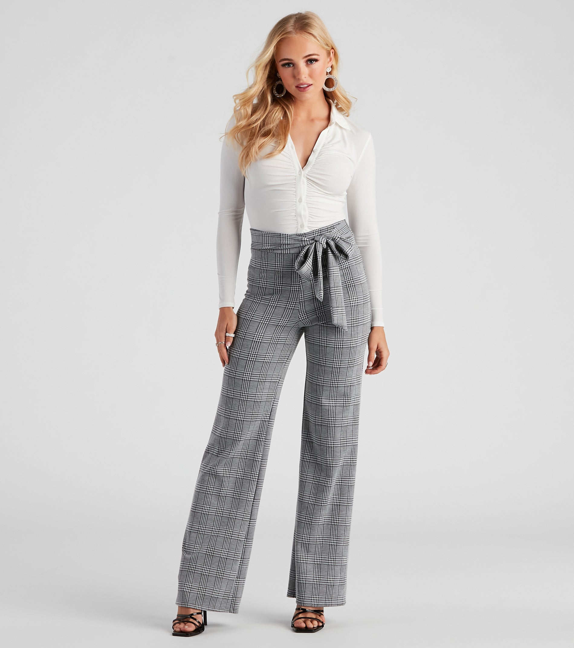 Perfect 'Fit Plaid Trouser Pants