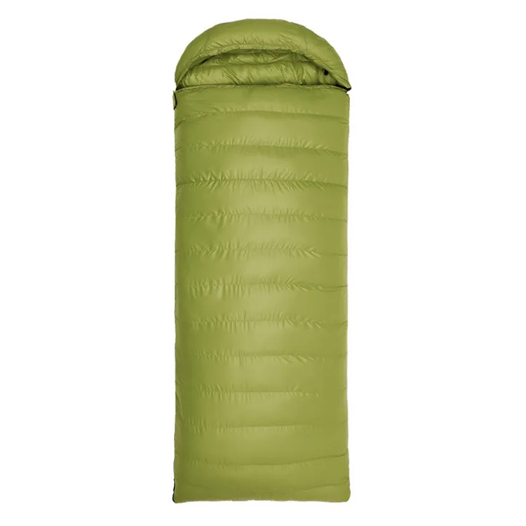 Outdoor Waterproof Goose Down Sleeping Bag Adult Portable Winter Camping Mountaineering Equipment Envelope Sleeping Bag