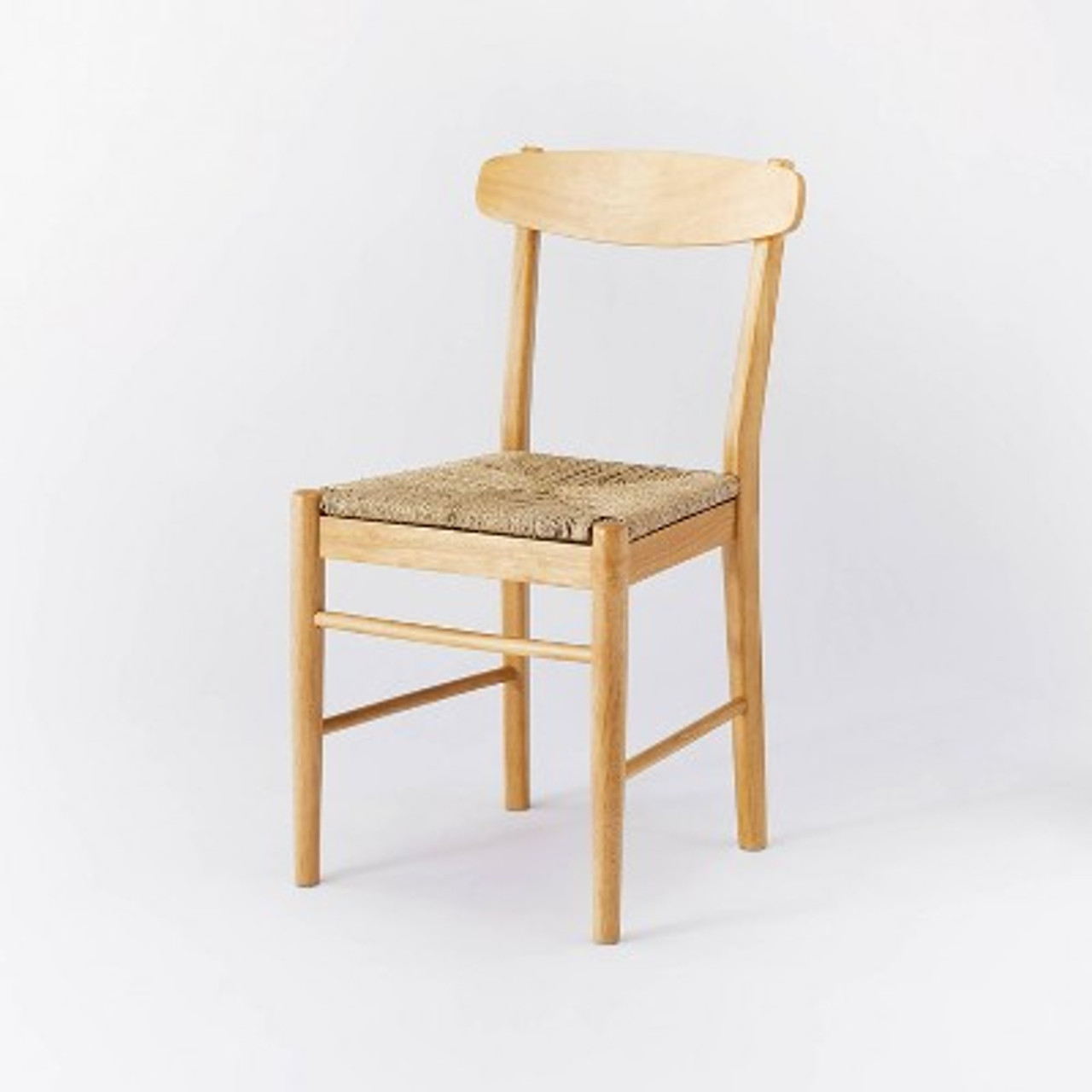 Logan Wood Dining Chair with Woven Seat Natural - Threshold designed with Studio McGee