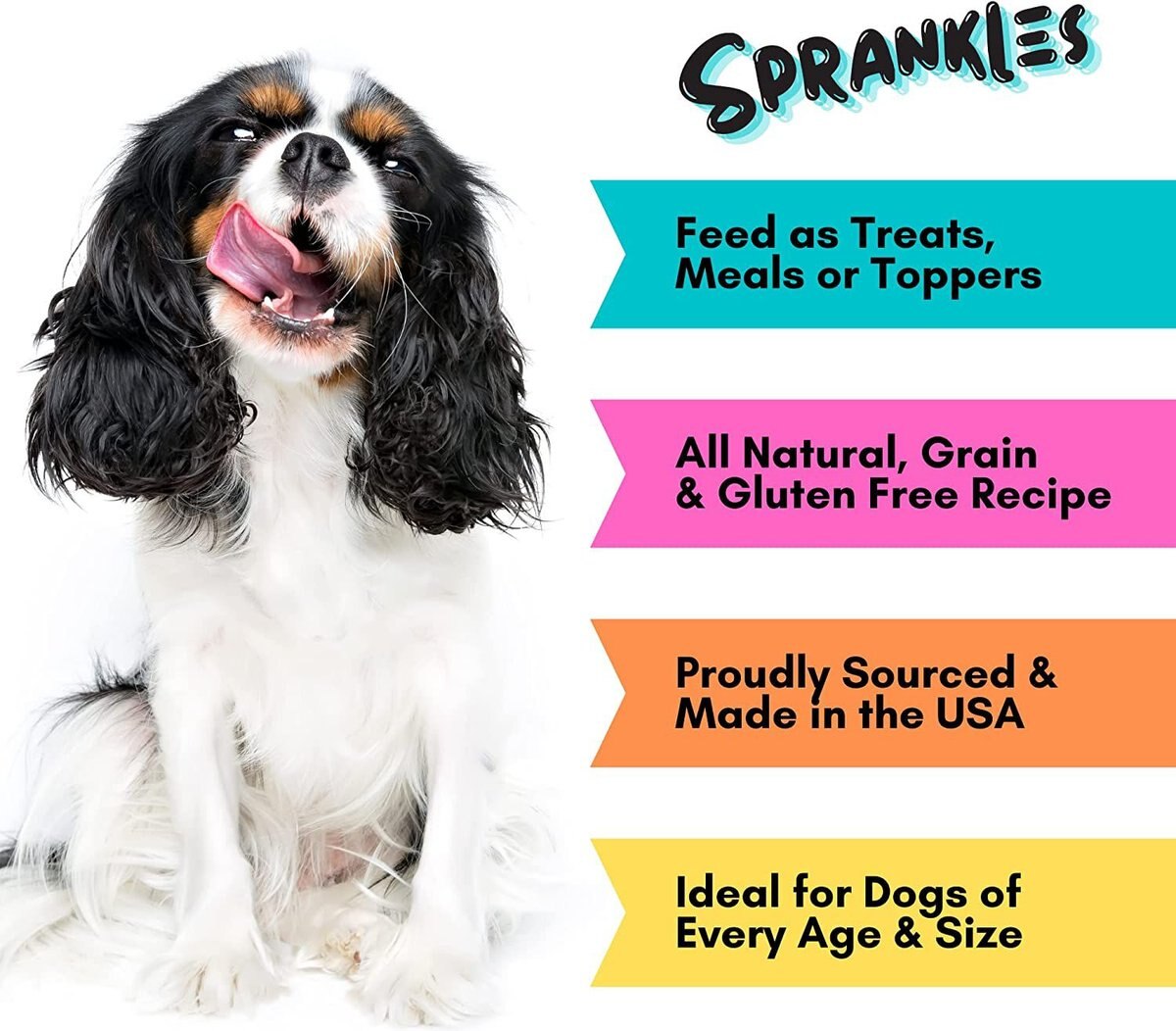 Sprankles Beef Recipe Meal Grain-Free Freeze-Dried Raw Dog Food