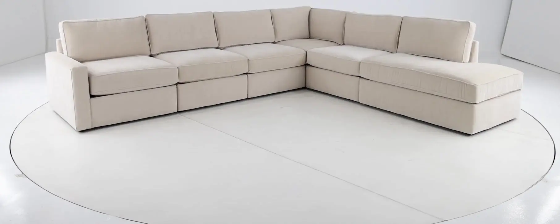 (Re)Formation Beige 6 Piece Sectional