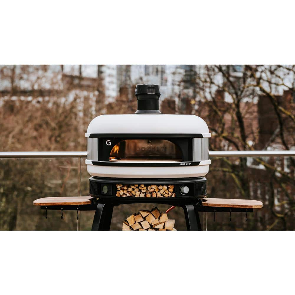 GOZNEY Dome Propane Outdoor Pizza Oven Cream in White GDPCMUS1239