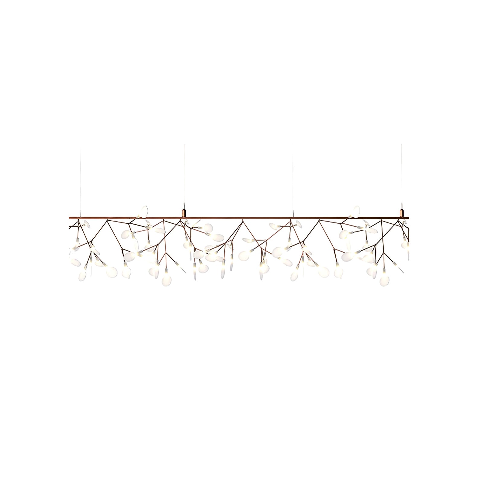 Rose Gold Firefly LED Chandelier