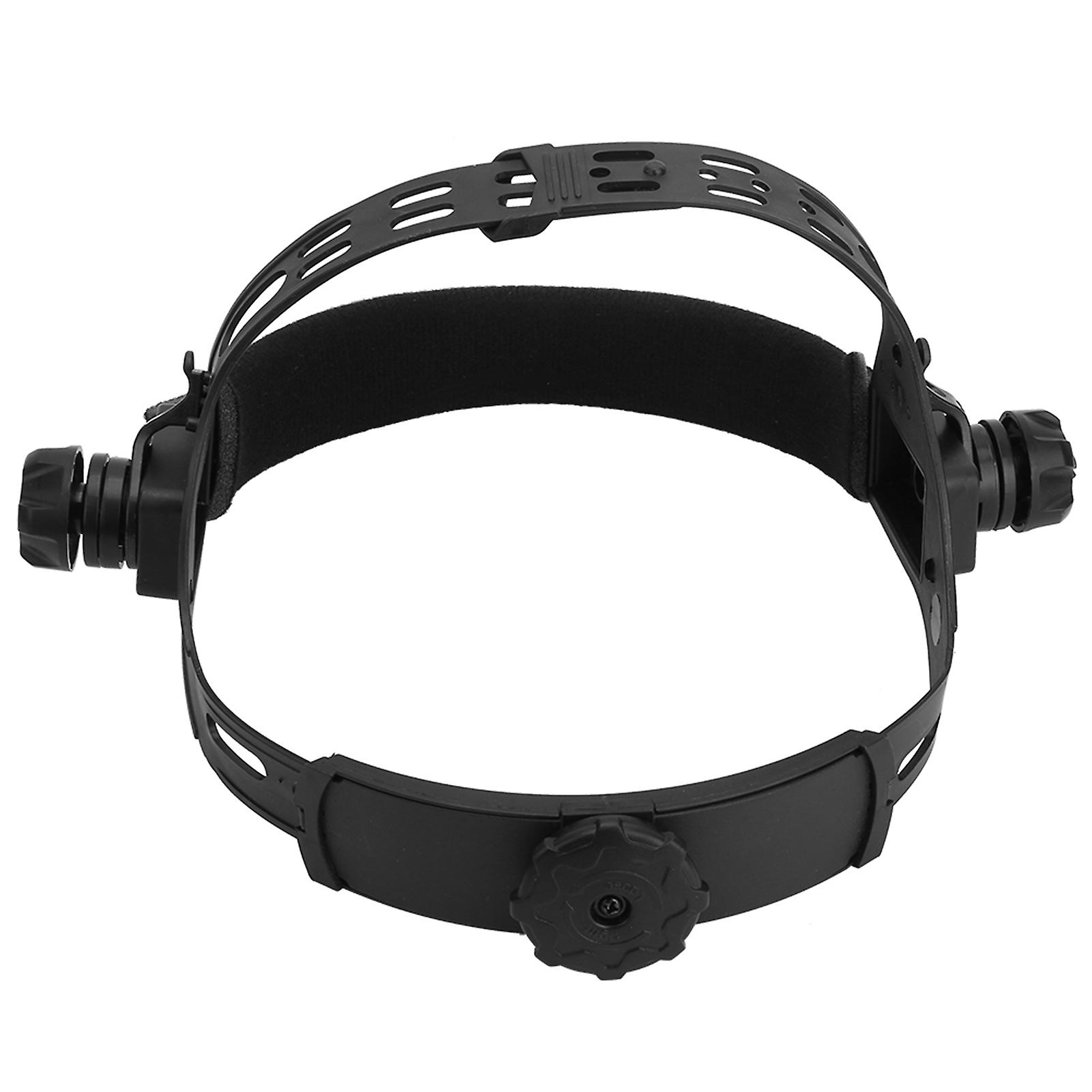 Welding Welder Mask Adjustable Headband For Solar Auto Darkening Helmet Accessories (black)