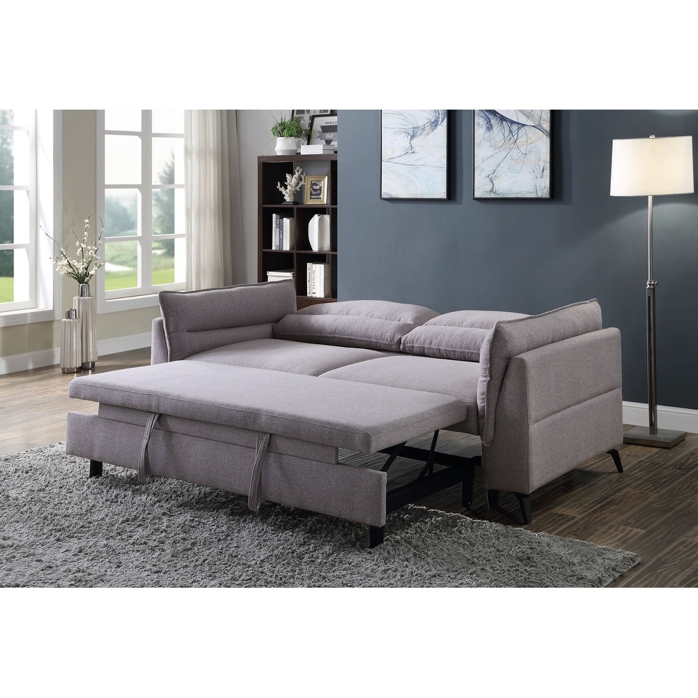 ACME Helaine Sleeper Sofa in Gray Fabric