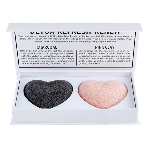 Bella N2654 Heart Konjac Sponge   Self Love