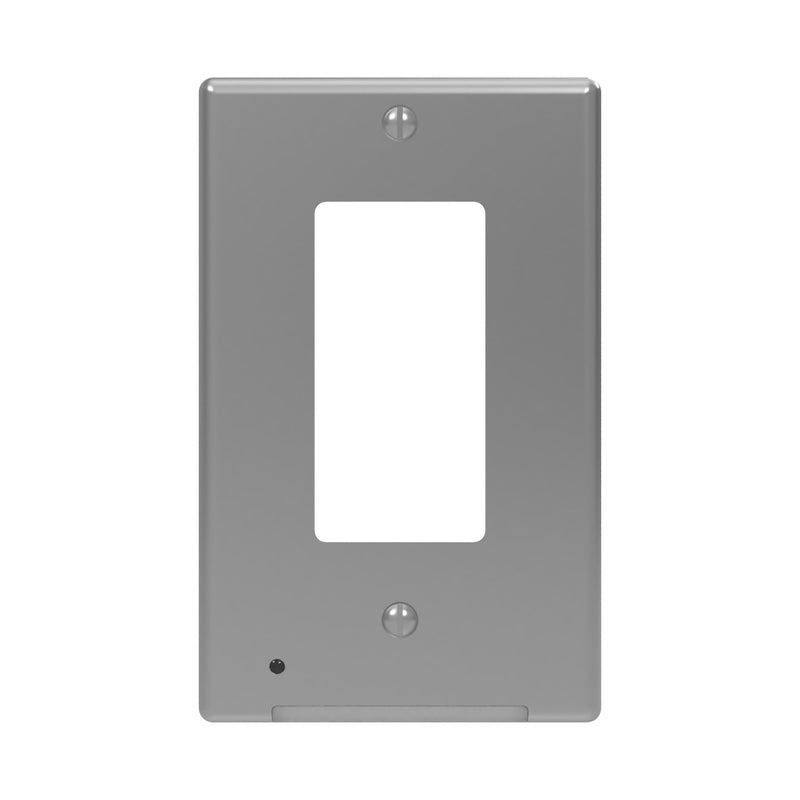 WALLPLATE NL PLST SN 1R