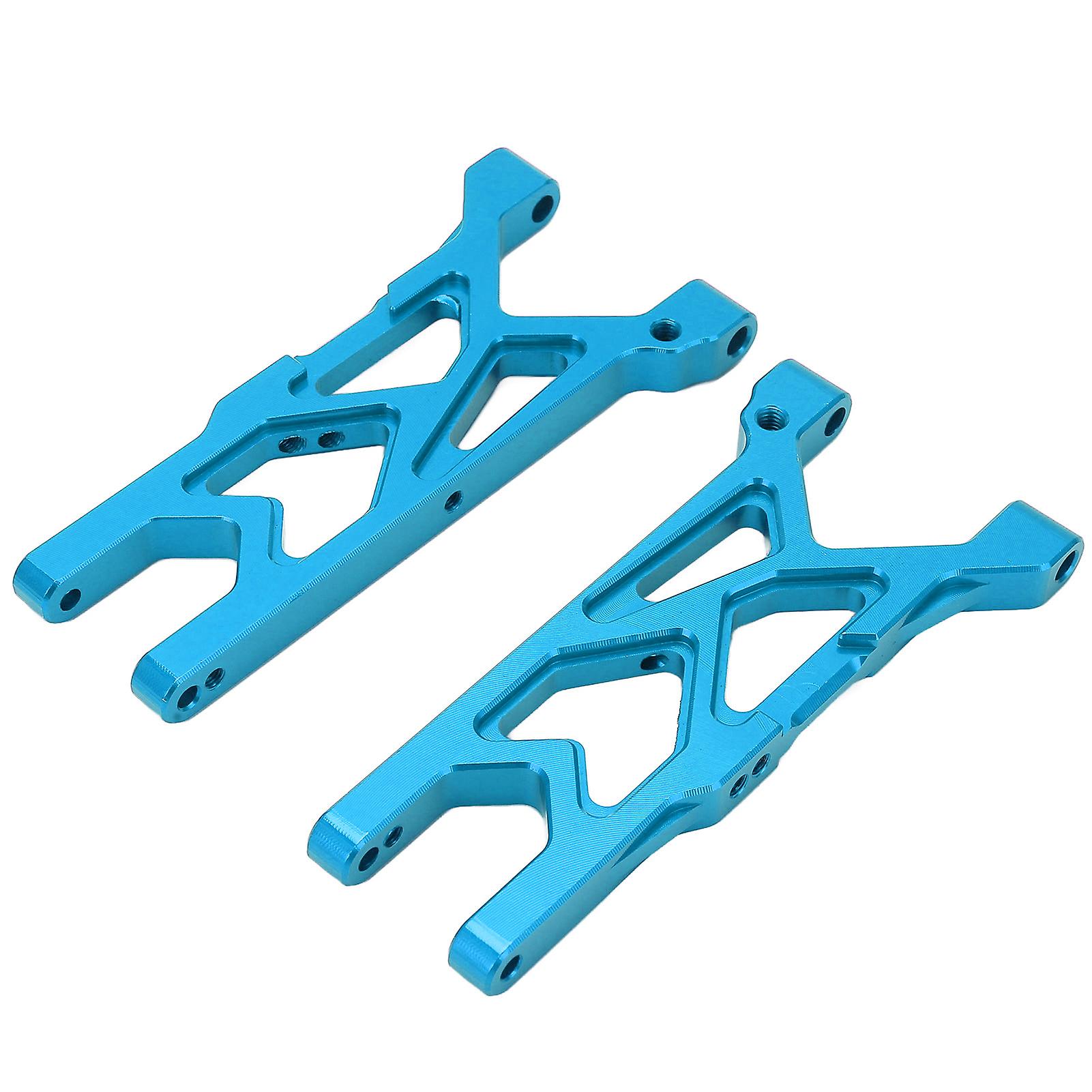 2pcs Front Suspension Arms Aluminum Alloy Replacement Front Lower Arm For Arrma 1/10 Remote Control Carblue