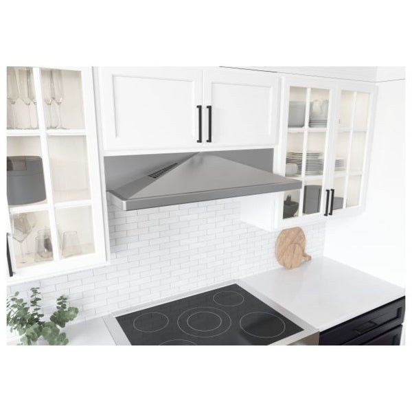 Zephyr Pyramid 210 - 400 CFM 36 Inch Wide Under Cabinet Range Hood