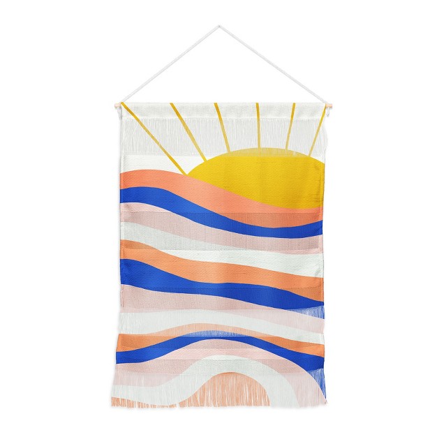 Sunshinecanteen Sunrise Surf Fiber Wall Art Society6