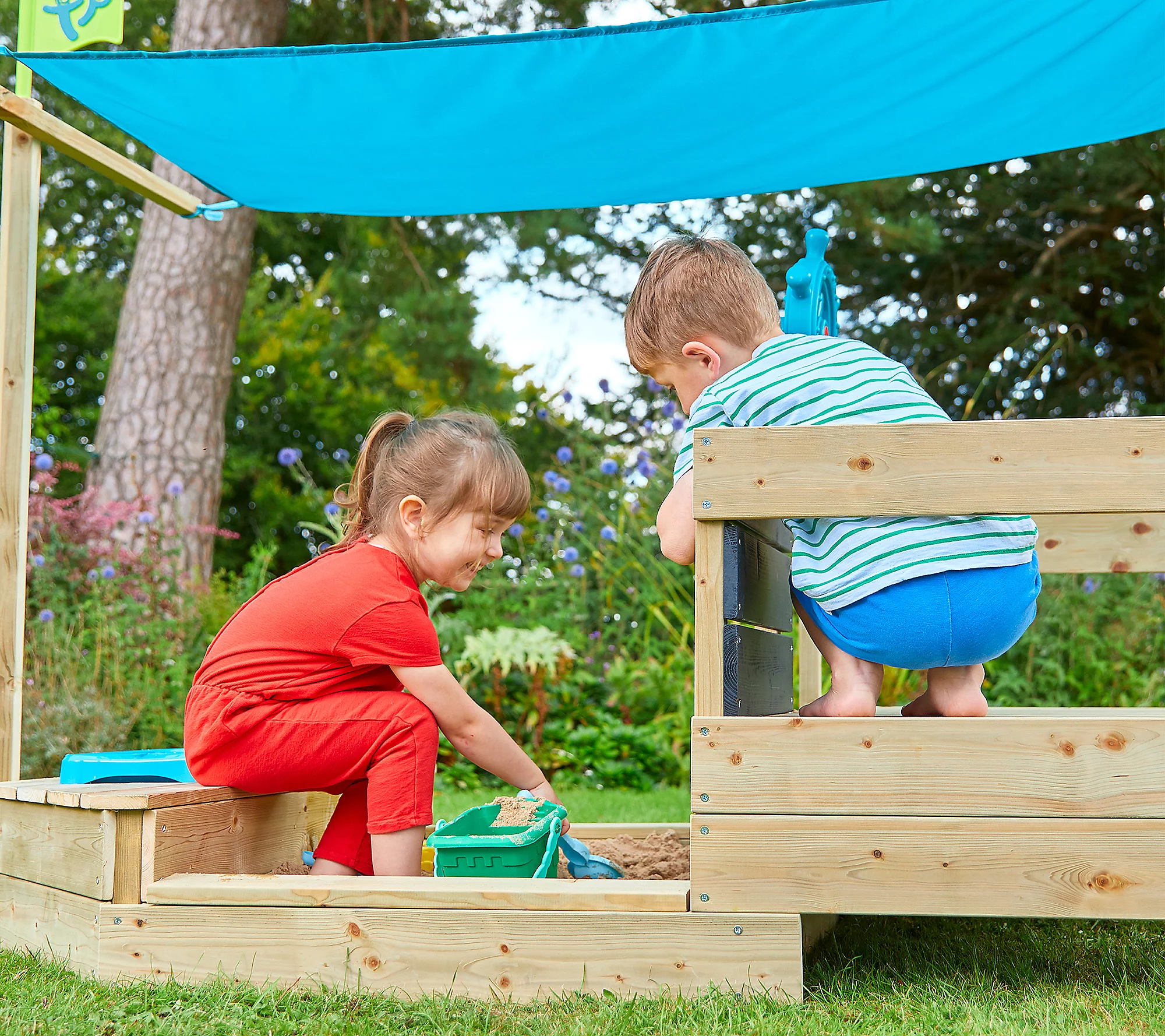 TP Toys Ahoy Wooden Play Boat