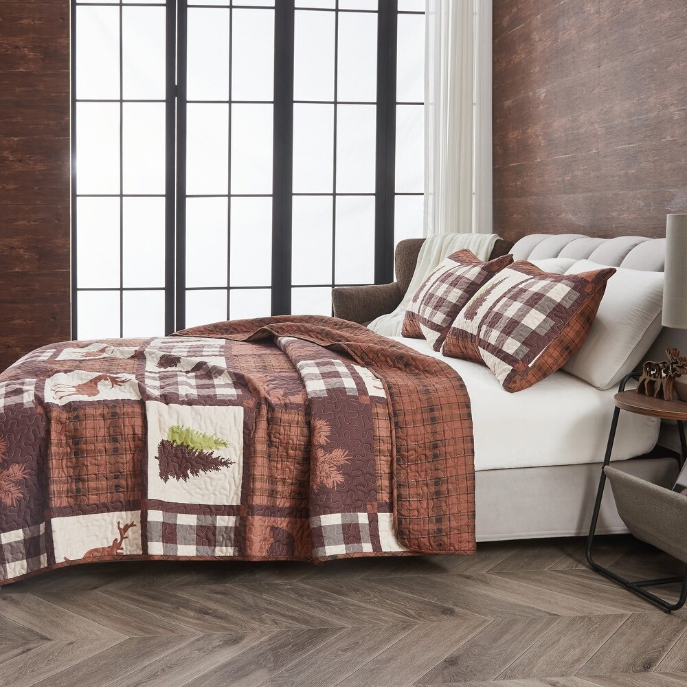 Premium Rustic Lodge  Season Quilt Set