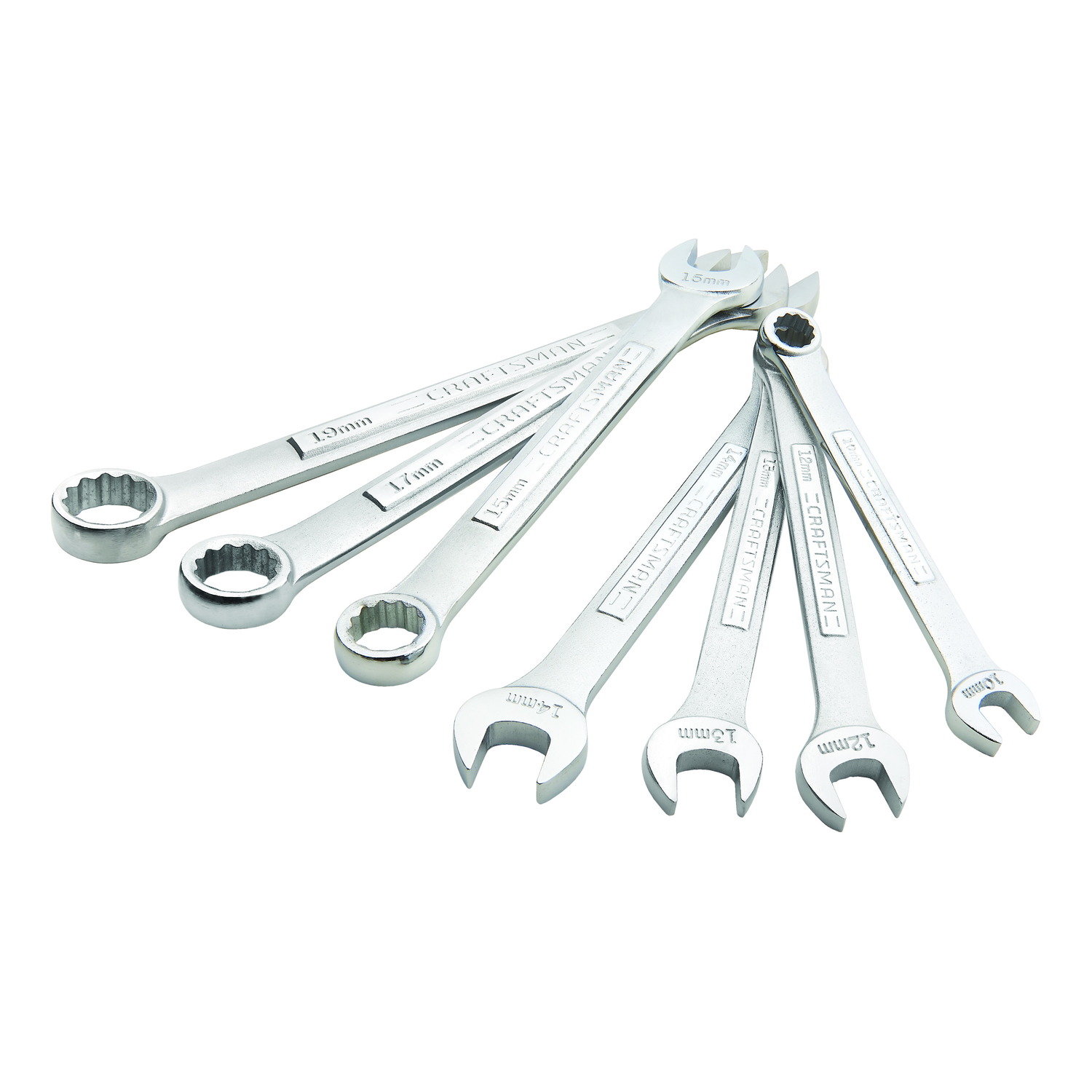 Craftsman Metric Combination Wrench Set 7 pc