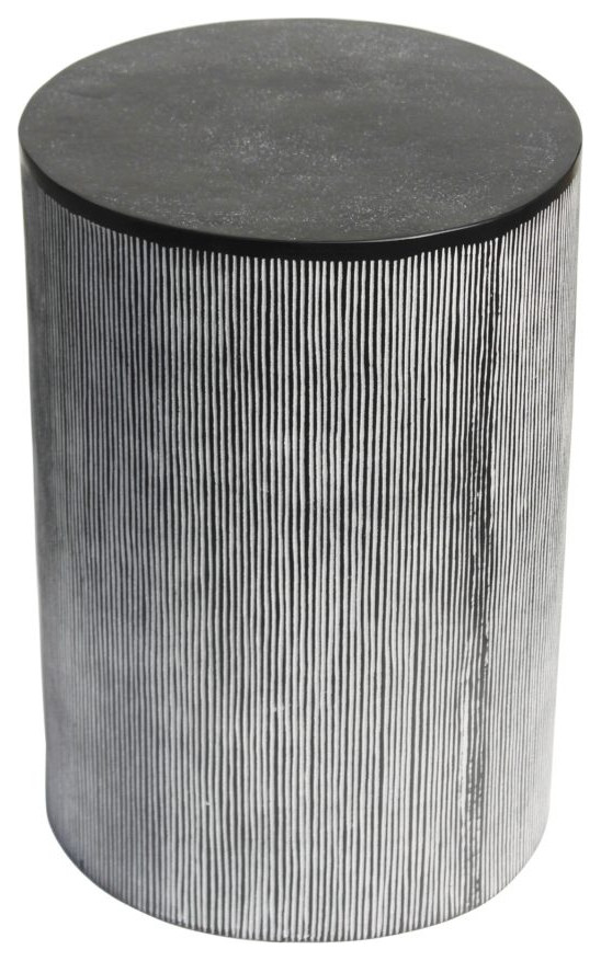 Aretha Accent Table   Industrial   Side Tables And End Tables   by Influent Home  Houzz