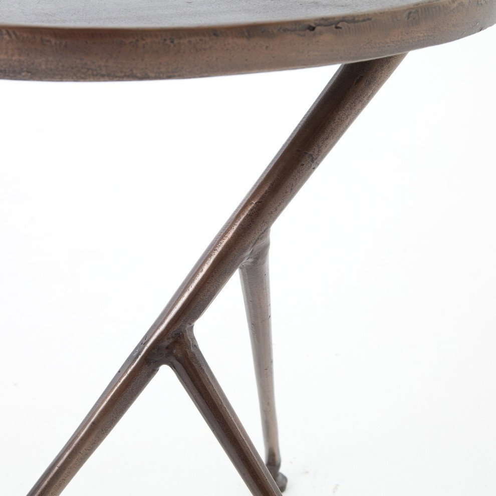 Milton Accent Table   Industrial   Side Tables And End Tables   by Virgil Stanis Design  Houzz