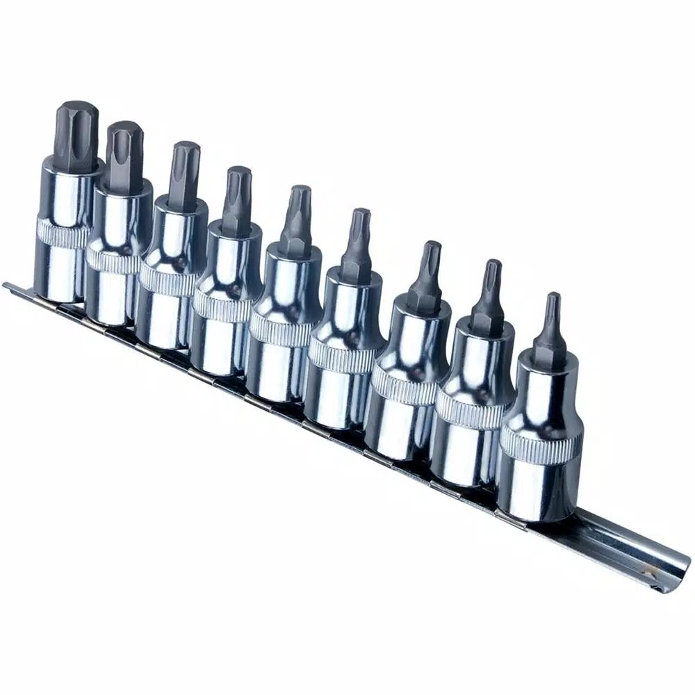 SPEEDWAY 1/2 in. Drive Star Point Socket Set (9-Piece) and#8211; XDC Depot