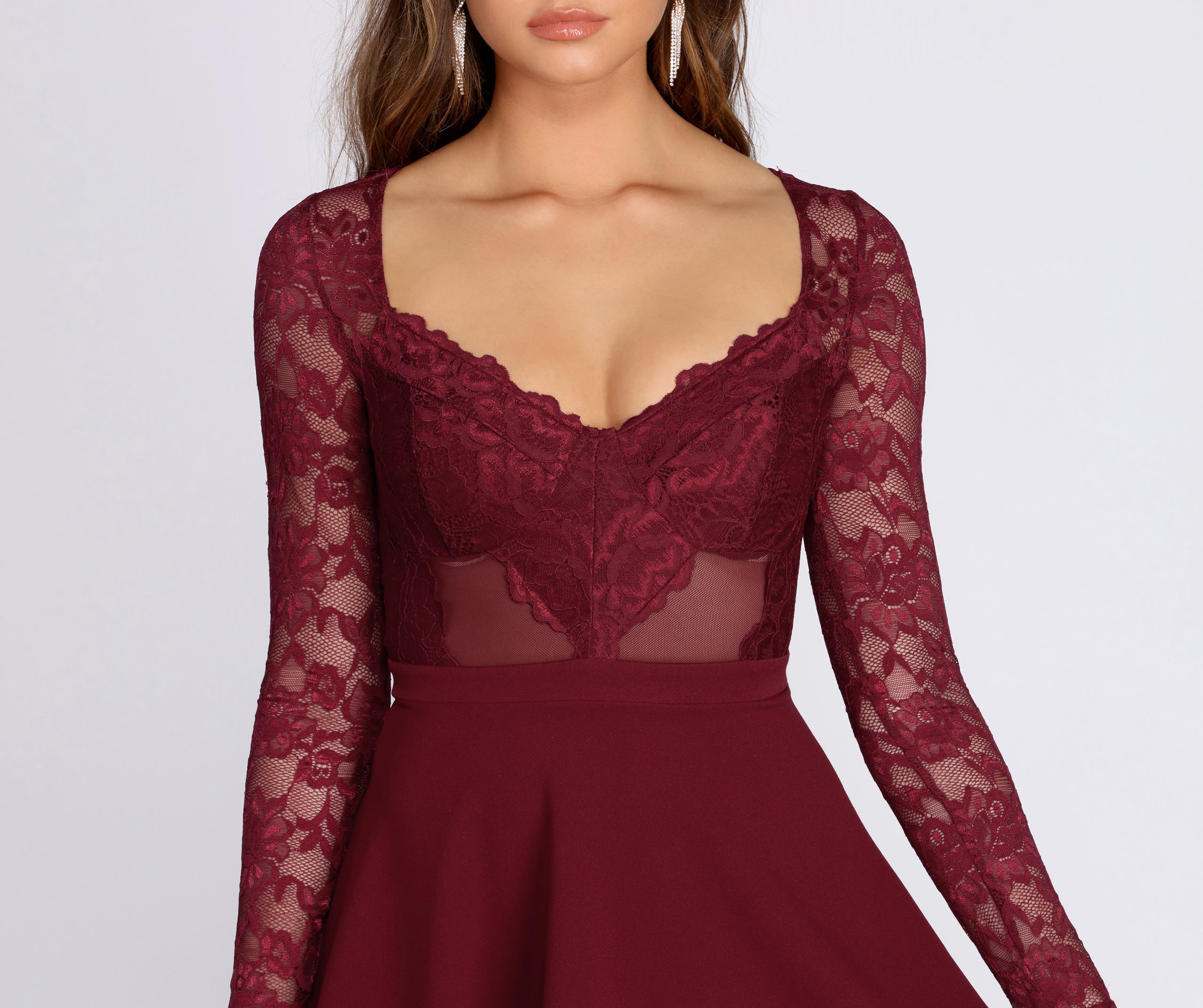 Love For Lace Skater Dress