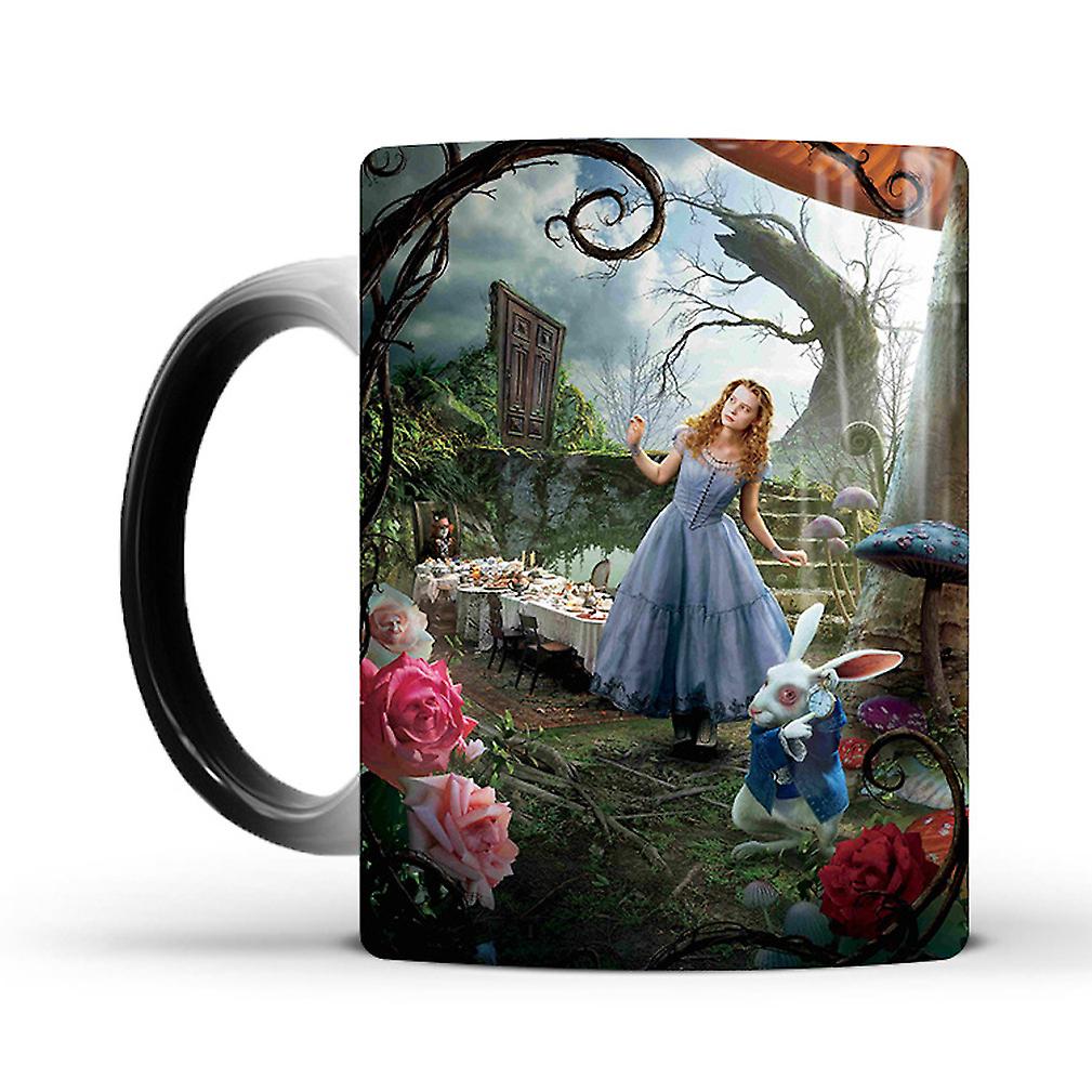 Alice In Wonderland Color Changing Mug Ceramic Coffee Mug Thermal Tea Cup Novelty Gift