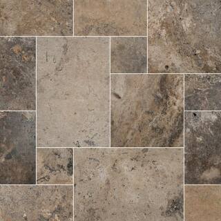 MSI Silver Pattern 16 in. x 24 in. Tumbled Travertine Paver Kit (30 Kits480 sq. ft.Pallet) TSIL10KITS