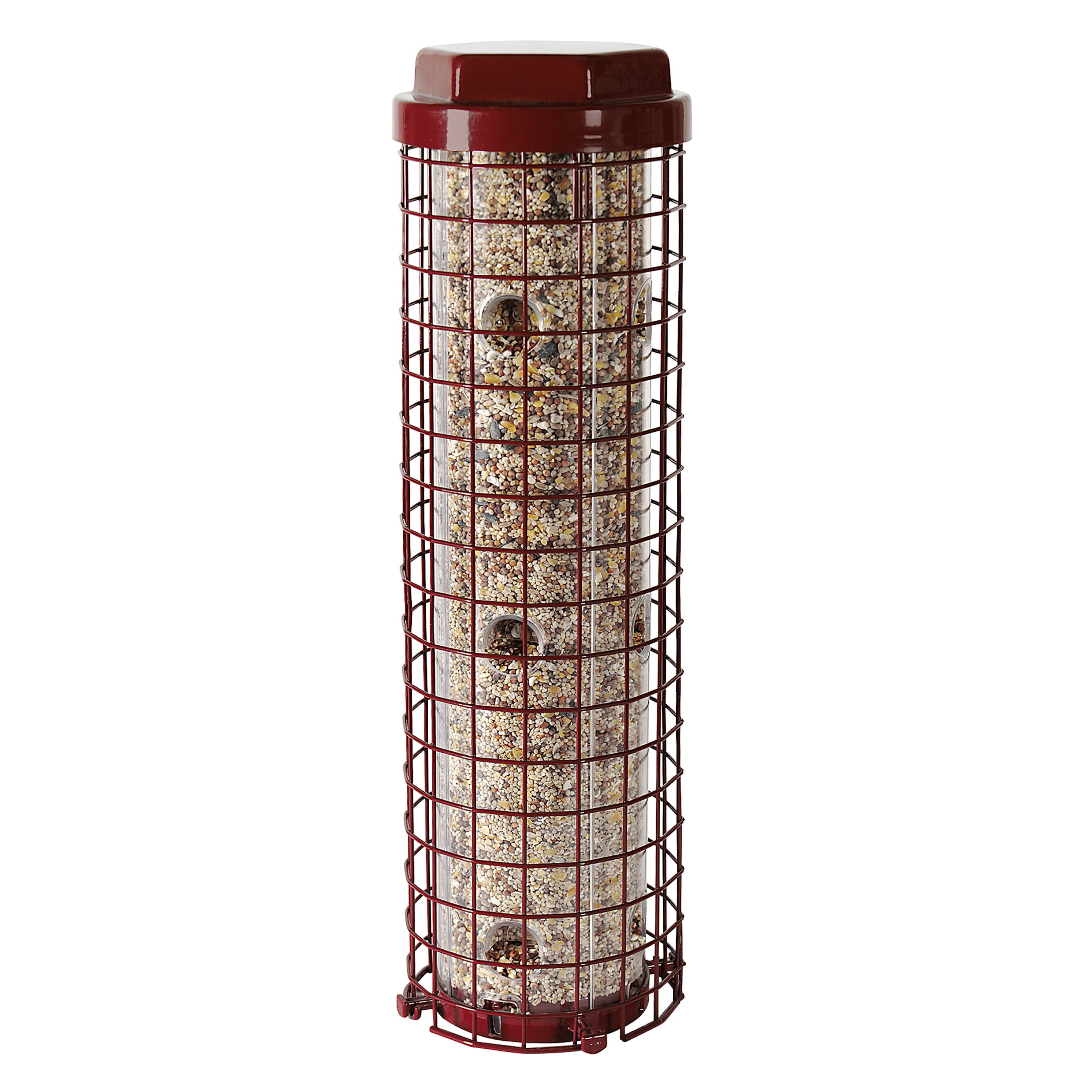 Perky-Pet Red Squirrel Resistant Easy Wild Bird Tube Feeder - 4 lb