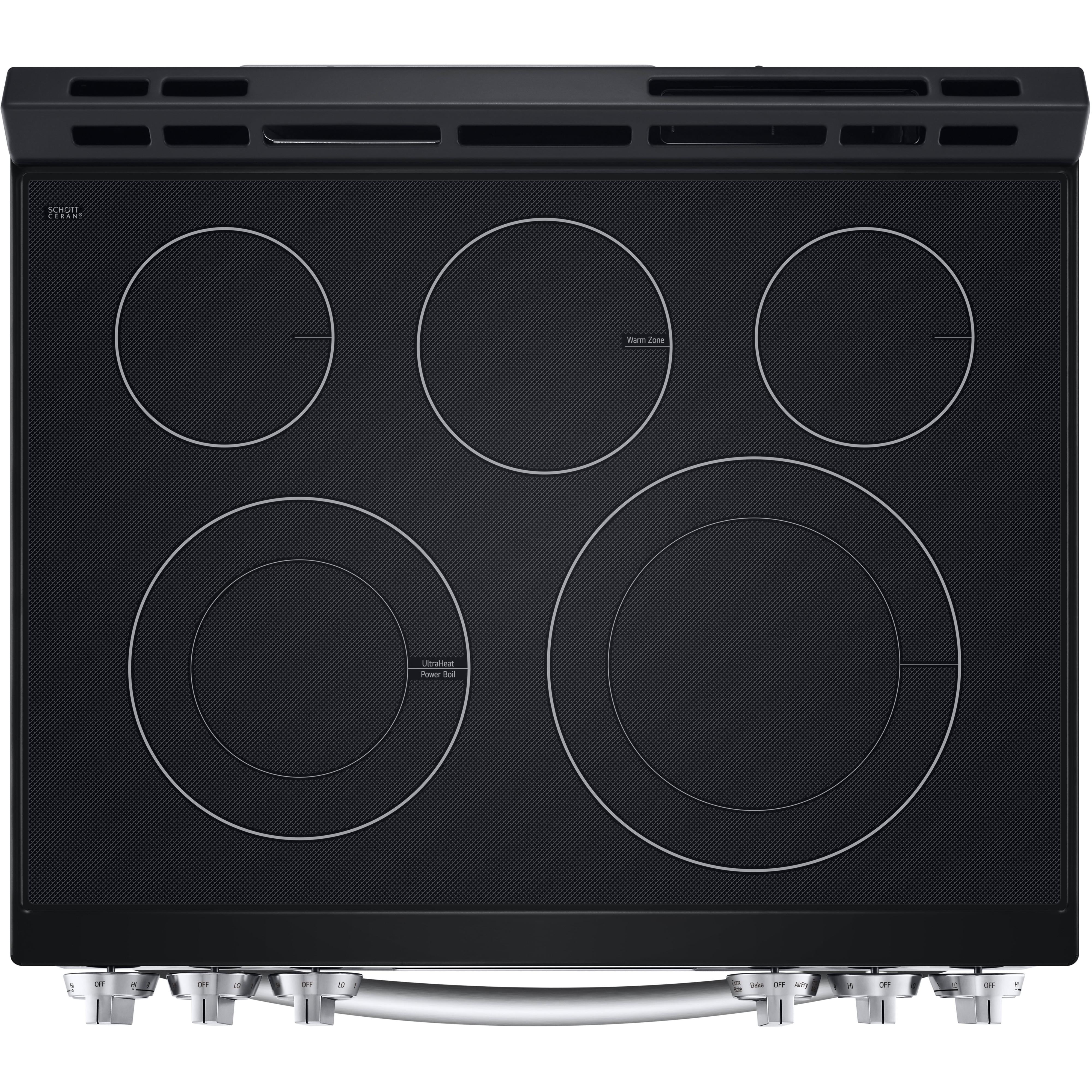 LG 30-inch Slide-in Electric Range with Air Fry Technology LSEL6333F