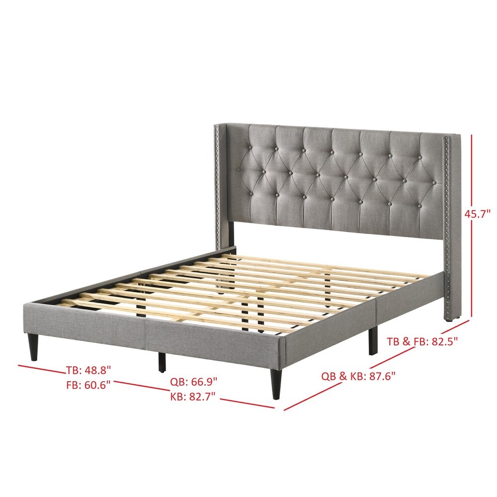 Herman Upholstered Platform Bed