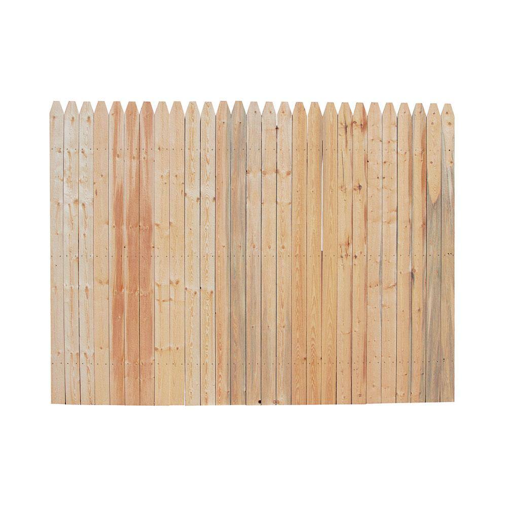 Outdoor Essentials 716 in. x 4 in. x 6 ft. SPF Stockade Fence Picket (6-Pack) 371873