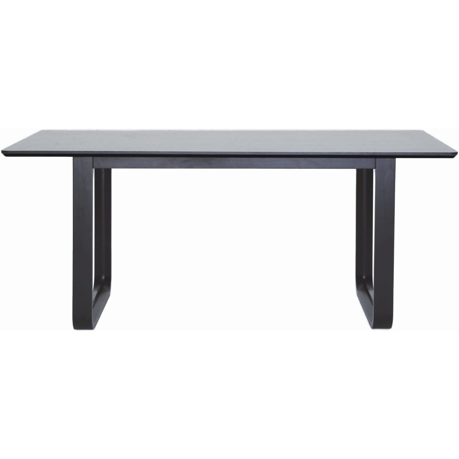 ULMER Dining Table 180cm - Black Ash & White Grey